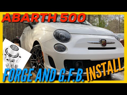 Forge Diverter Valve / Go Fast Bits Blow Off Valve Adapter Plate Install | Fiat Abarth 500