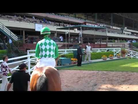 Dean Pederson and Chantal Sutherland after Logical Single wins the Fran's Valentine Stakes