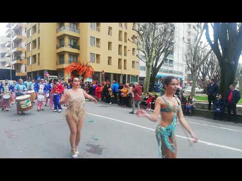 Escola de Samba Kan Kans _ Chegada do Rei Carnaval de Ovar 2020