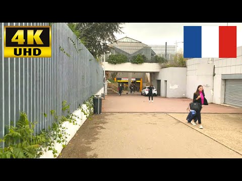 WALKING Tour FRANCE, Walk to Mermoz pinel LYON 8, 4k tour, I discovered This place, FRANCE Tour