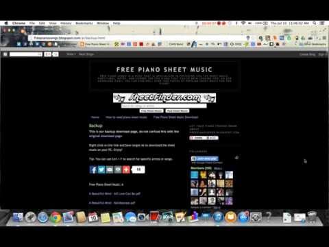 How I Get Sheet Music for Free