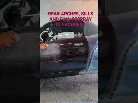 Mk1 Miata Mx5 rear arch and sill repair with a full respray on the way!
