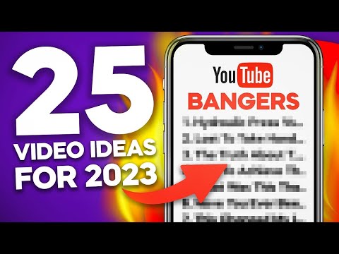 25 YouTube Video Ideas That Will BLOW UP Your Channel In 2023! (ANY NICHE)