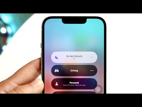 How To Turn On/Off Do Not Disturb Mode On iOS 17!