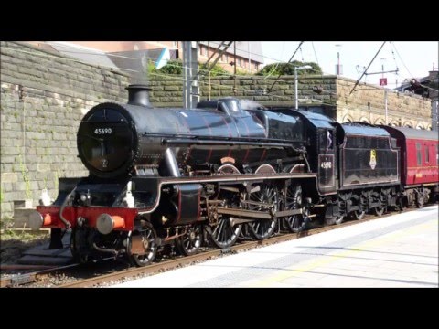 45690 Leander at Preston with a movement from Doncaster to Carnforth on 4th May 2006
