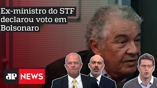 Salles, Motta e Schelp analisam declaração de voto em Bolsonaro de Marco Aurélio Mello