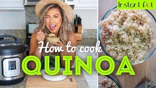 INSTANT POT QUINOA | EASY PERFECT FLUFFY EVERY TIME!