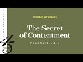The Secret of Contentment – Daily Devotional