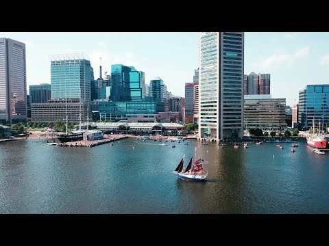 Baltimore, Maryland Inner Harbor in 4K (For Joie De Vivre Hotels)