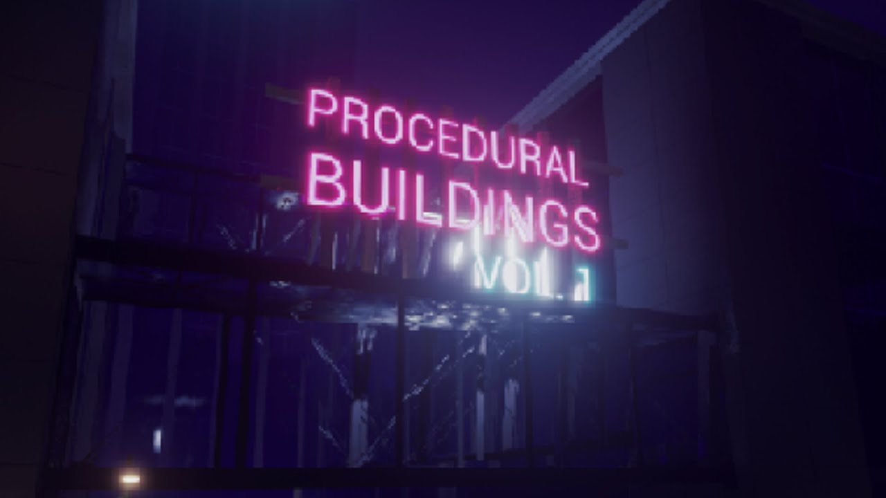 Procedural Buildings Vol. 1 Short Overview