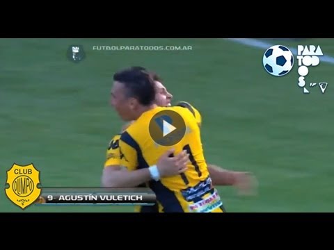 Gol Vuletich. Gimnasia 1 - Olimpo 2. Fecha 12. Torneo Inicial 2013. Fútbol Para Todos.