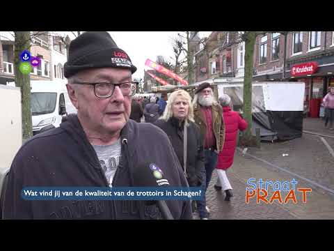 Straatpraat - Wat vind jij van de kwaliteit van de trottoirs in Schagen?