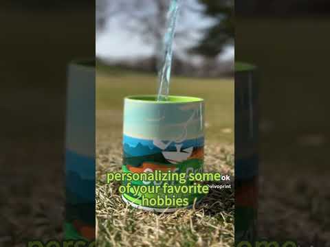 Personalize your very own drinkware to showcase your business or favorite hobby.