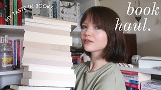 a huge book haul | my reading taste as of right now