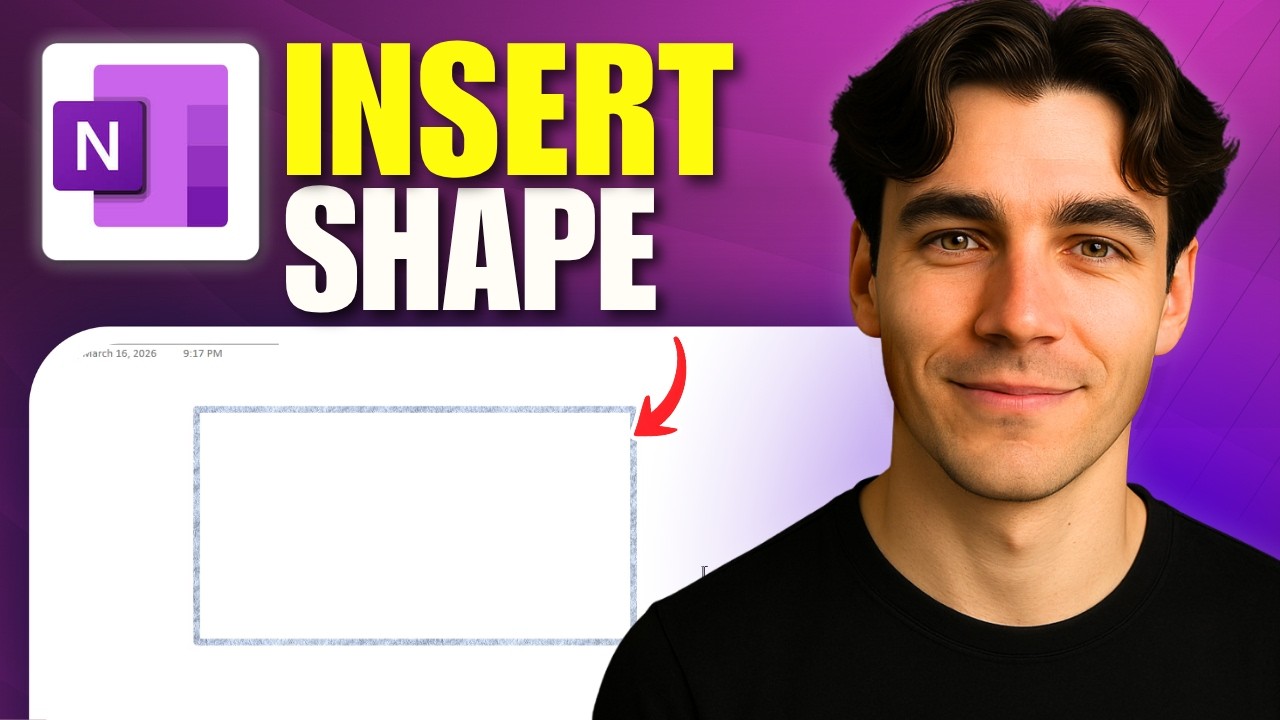 How To Create And Insert A Shape In OneNote (Tutorial 2026)