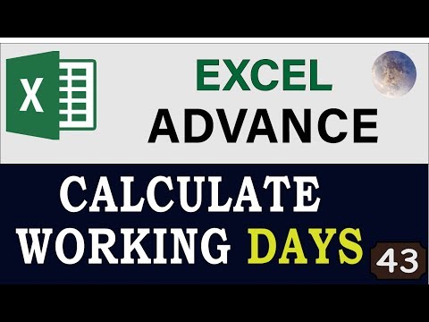 Excel NETWORKDAYS Function & NETWORKDAYS.INTL Formula, 📝 Calculate Working Days In MS Excel 2020 Video