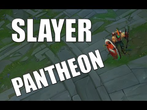 Slayer Pantheon Skin Spotlight LOL - League of Legends