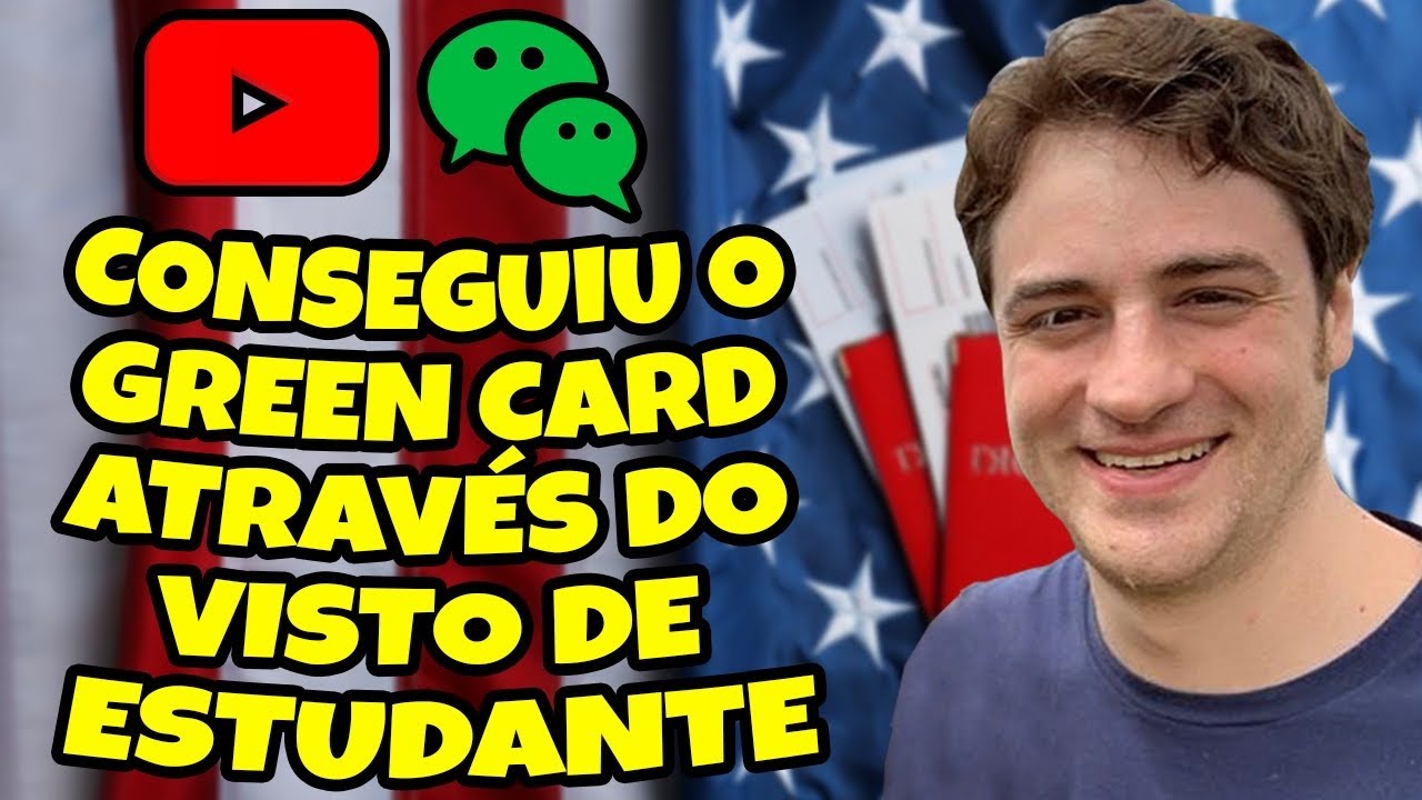 BRASILEIRO CHEGOU COMO ESTUDANTE E CONSEGUIU O GREEN CARD NOS ESTADOS UNIDOS