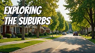 DRIVING THROUGH THE SUBURBAN