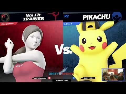 Unity Station 3 - W. Semis - UNITY | Mangoman (Wii Fit) vs BUDDY | H4DS (Pikachu)