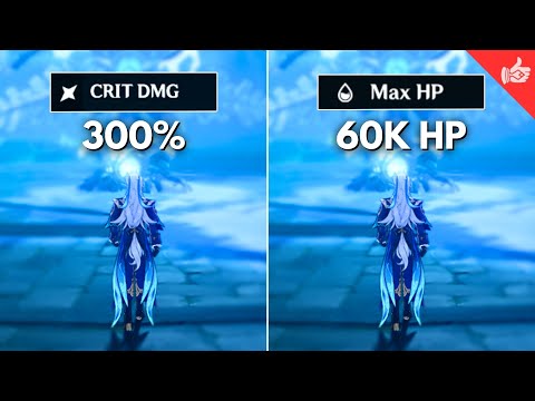 Crit vs HP!! Best Build for C0 Neuvillette? [ Genshin Impact ]