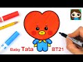 How to Draw BT21 BABY Tata | BTS V Persona