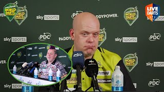 Michael van Gerwen HITS OUT at Peter Wright: “Every year at the Worlds he talks so much nonsense”