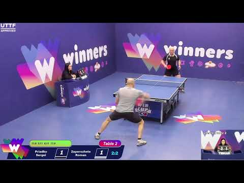 WINners CUP table 2  19.12  Priadko Sergei - Zaporozhets Roman  17:00