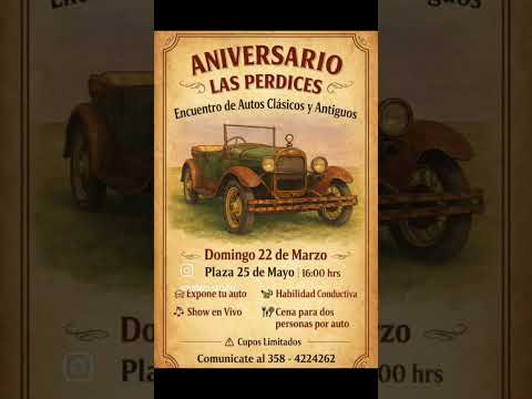 Domingo 22 de Marzo. "Encuentro de Autos Clasicos y Antiguos"