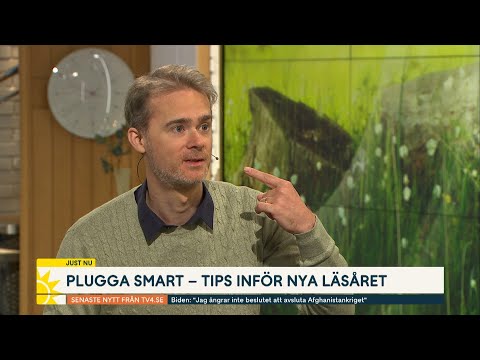 Skolstartsvecka - så pluggar du smart  | Nyhetsmorgon | TV4 & TV4 Play
