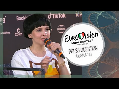 PRESS QUESTION ► Monika Liu (Lithuania Eurovision 2022)
