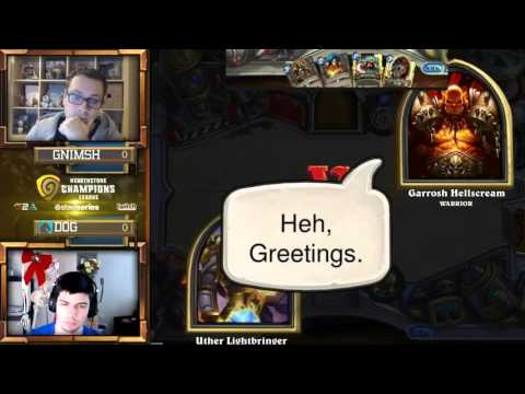 Gnimsh vs Dog - Group C - Hearthstone Champions League