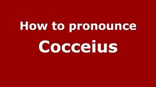 How to pronounce Cocceius