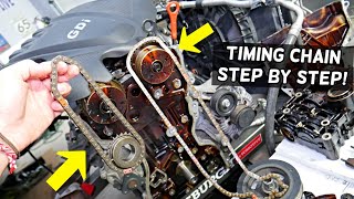 HYUNDAI KIA 2.4 GDI TIMING CHAIN REPLACEMENT REMOVAL