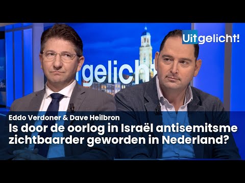 Uitgelicht! 20 oktober 2023 Eddo Verdoner en Dave Heilbron over het stijgende antisemitisme