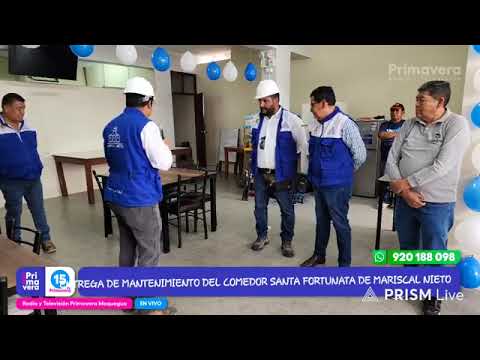 ENTREGA DE MANTENIMIENTO DEL COMEDOR SANTA FORTUNATA DE MARISCAL NIETO, 09/04/2026.