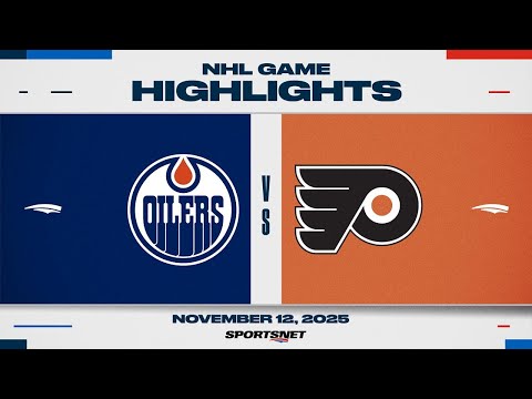 NHL Highlights | Oilers vs. Flyers - November 12, 2025