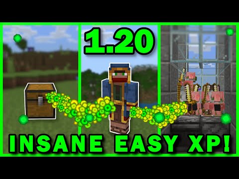 by James - THE NEW 3 BEST XP FARMS are INSANE! | for Minecraft 1.20 Bedrock Edition | by James