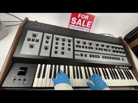 Oberheim OB-X for sale meticulously refurbished and improved by Tone Tweakers