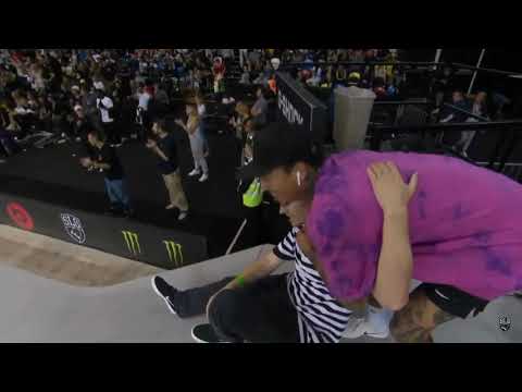Nyjah Huston won street league london 2019 (final run)