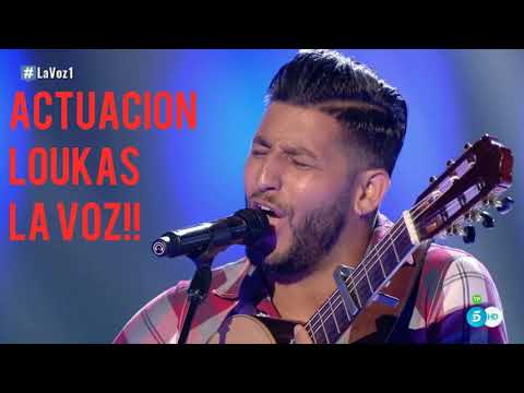 Vicente loukas actuacion a ciegas en la voz 2017