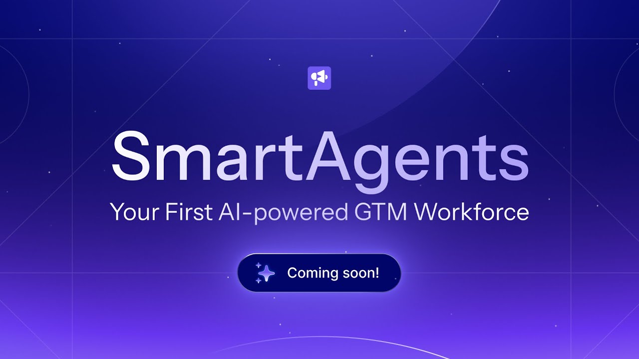 🚀 Introducing SmartAgents by Smartlead - Your First AI-powered GTM Workforce video thumbnail