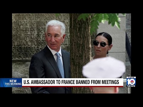 US ambassador to France banned from meeting with members of French government