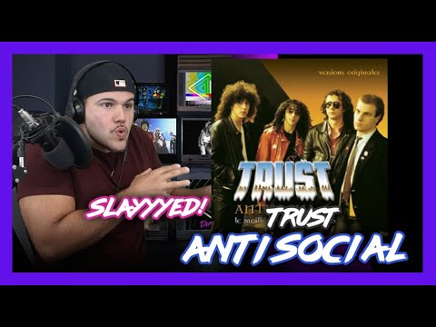 First Time Reaction TRUST Antisocial (80s ROCK SLAYED!) | Dereck Reacts