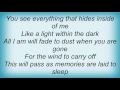 Bella Morte - Dust Lyrics