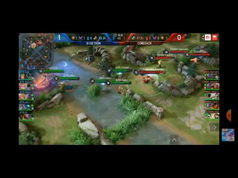 BTR-creep bigetron vs comeback Arena of valor AOV