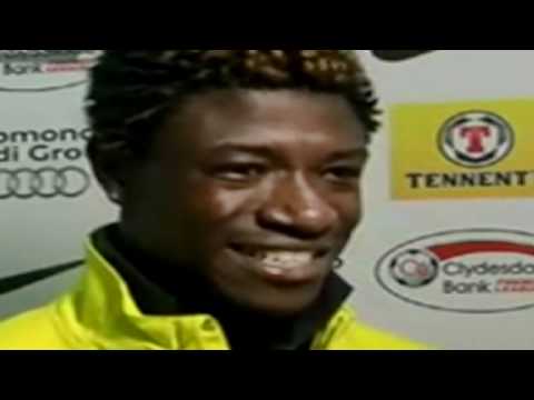 Mohamed Bangura speaks excitedly after his debut