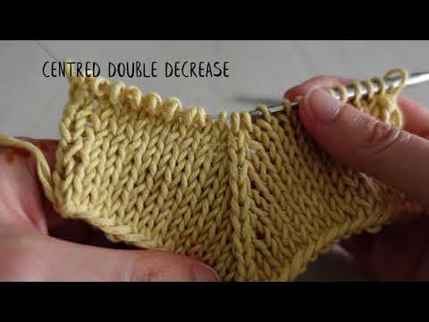 Centred Twisted Centred Double Decrease Wwk Tutorial