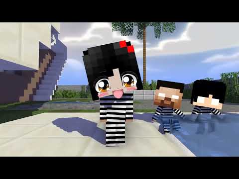 MONSTER SCHOOL :CHICKEN WING PRISON HEROBRINE FAMILY -MINECRAFT ANIMATION