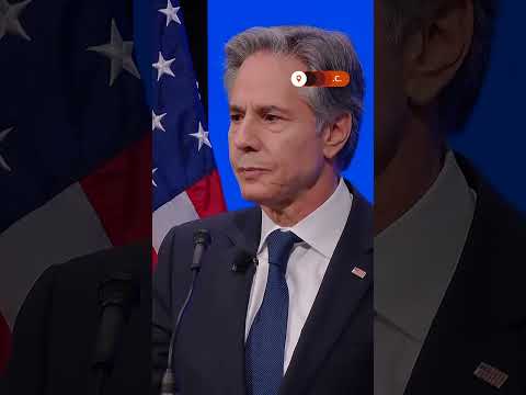 Hecklers accuse Blinken of genocide